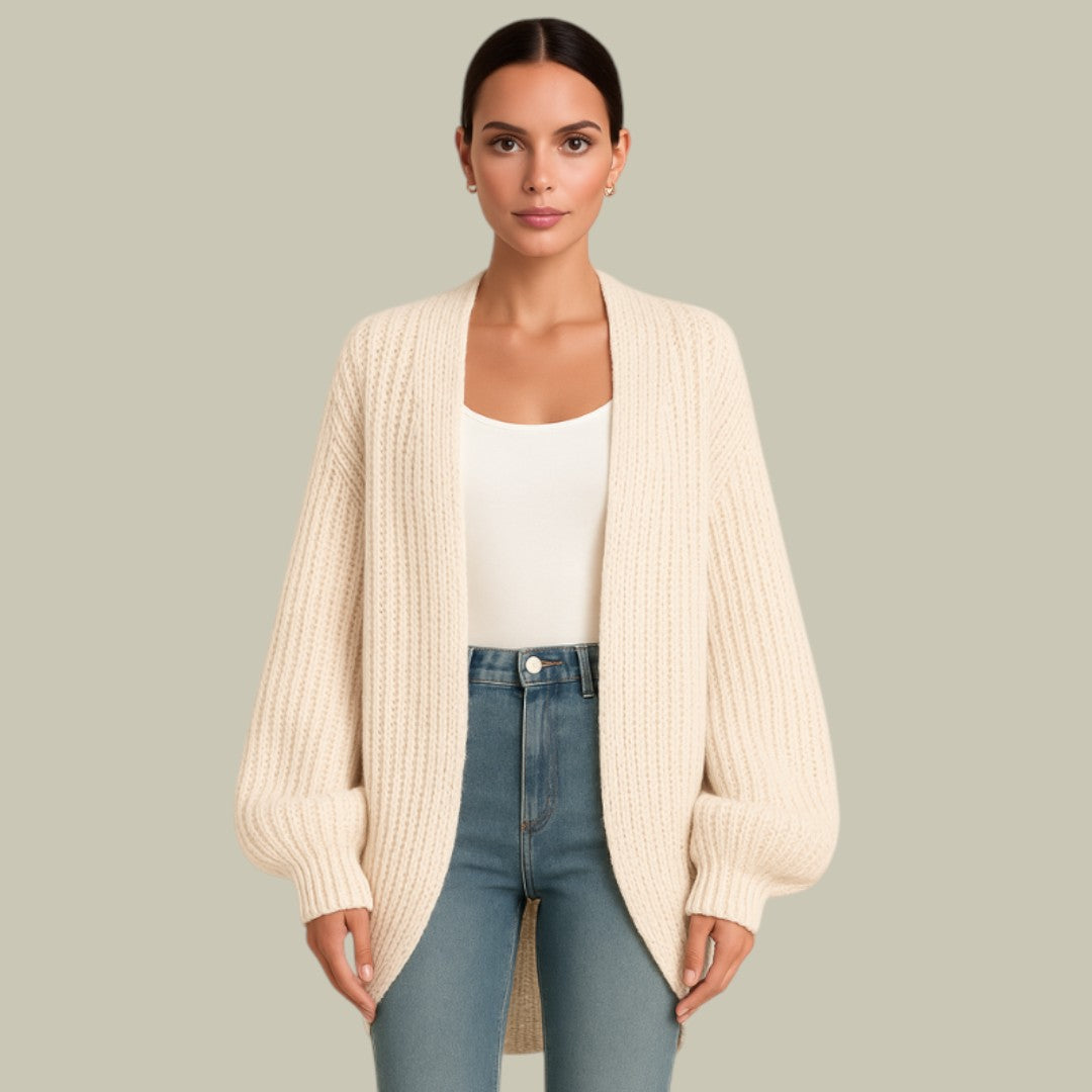 Womens Oversized Cardigan Knitted Warm