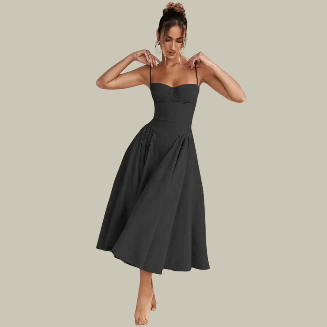 Lux & Classy • Women's Elegant Sleeveless Corset Dress
