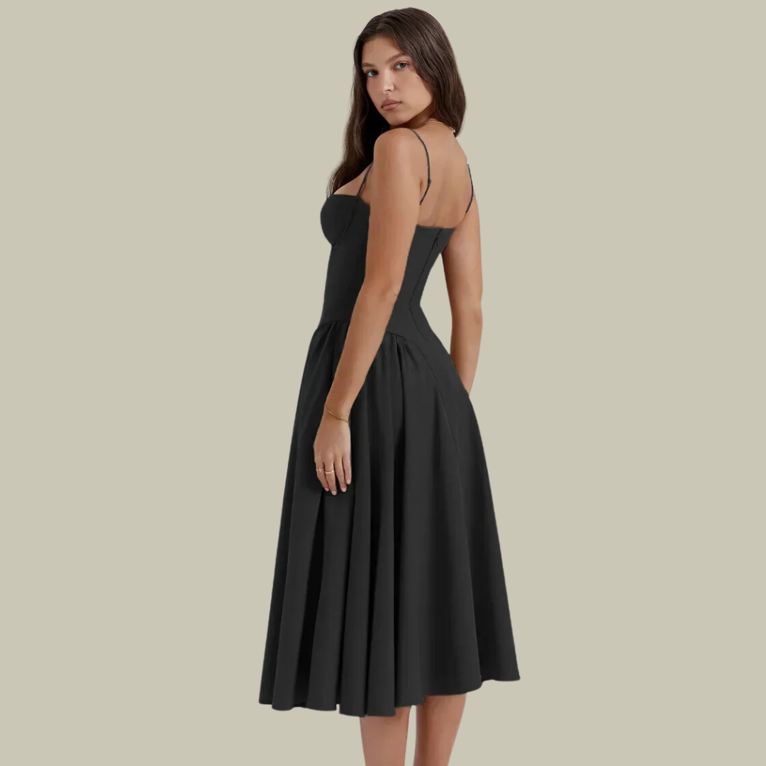 Lux & Classy • Women's Elegant Sleeveless Corset Dress