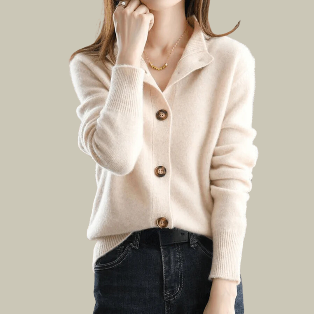 Womens Knitted Cashmere Vest Cardigan