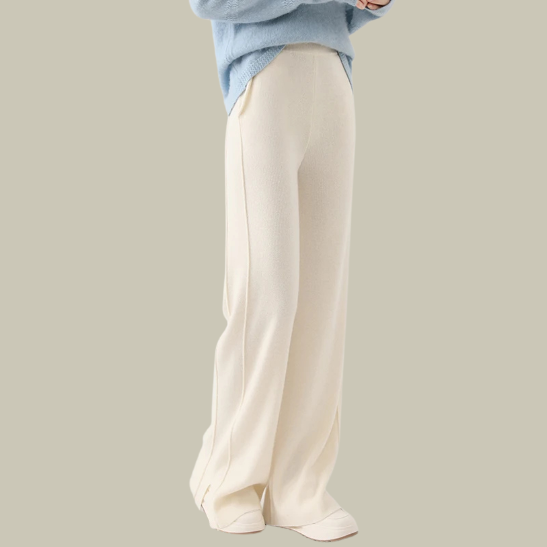 Womens Wool Cashmere Flair Trouser