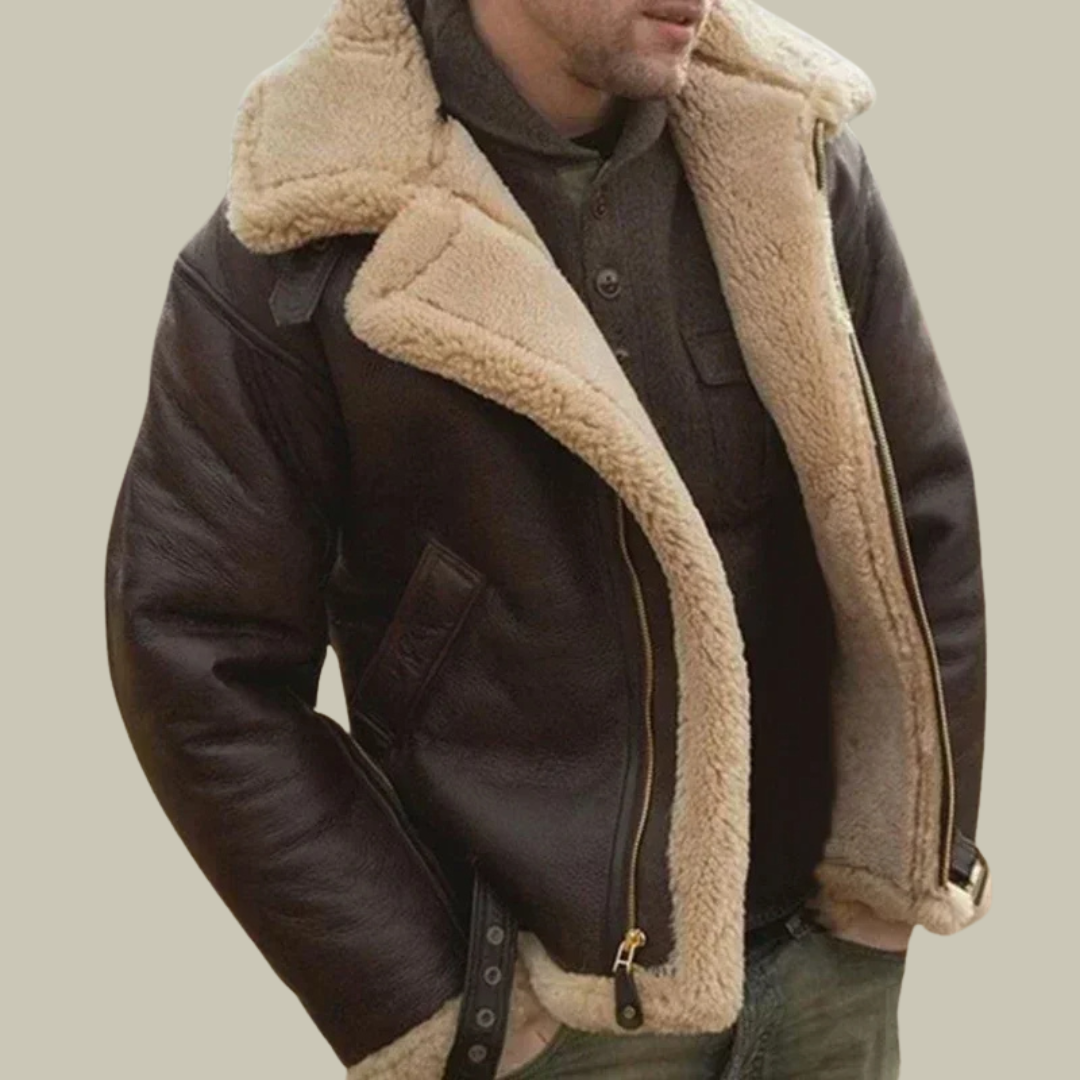 Lux & Classy • Men's Warm Winter Pilot Jacket