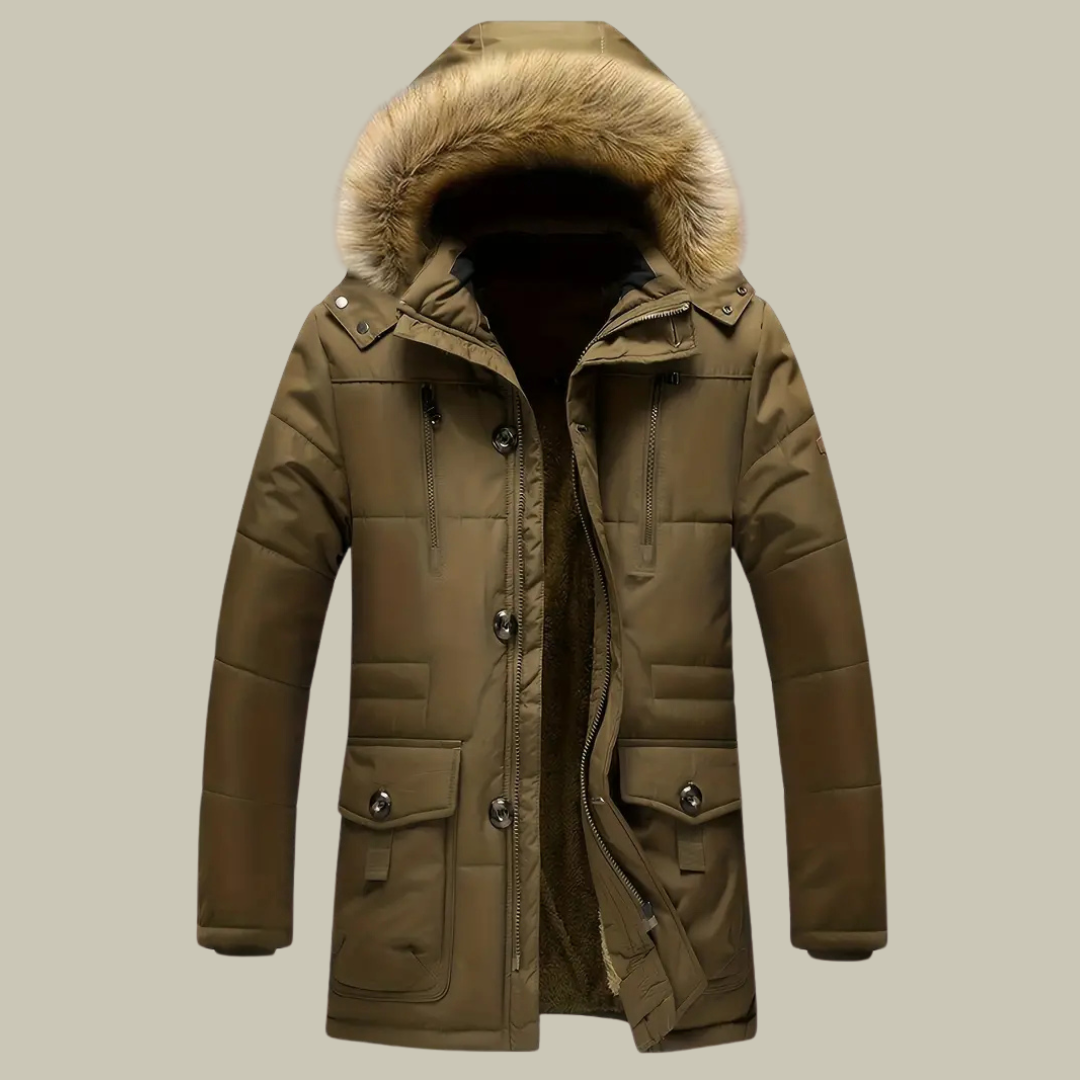 Warm Long Winter Parka for Men