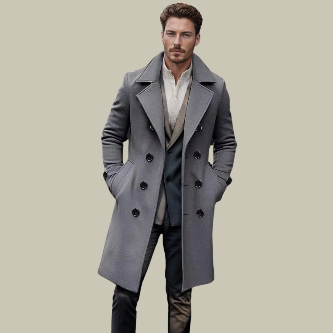 Italian Long Coat by Massimo