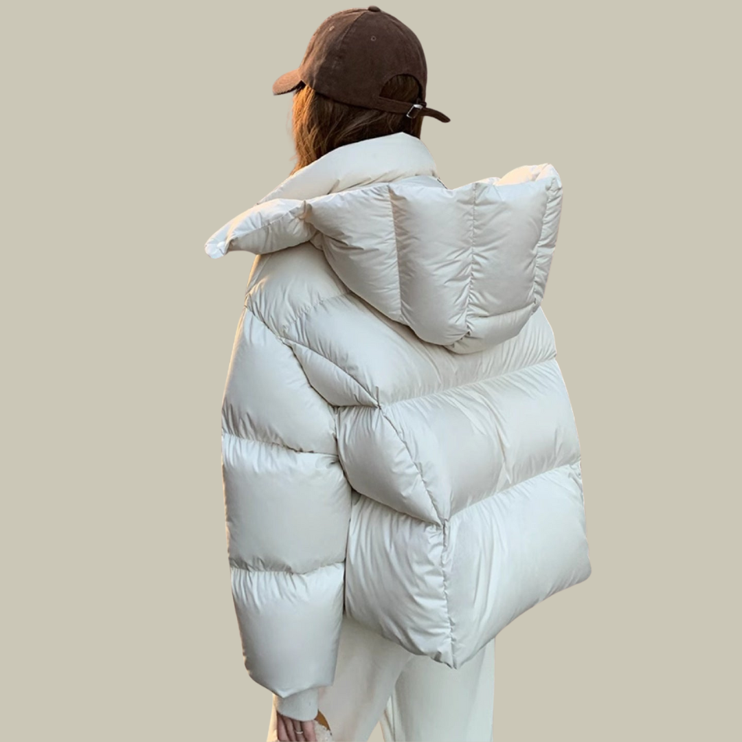 Lux & Classy • Women's Warm Hooded Short Puffer Jacket