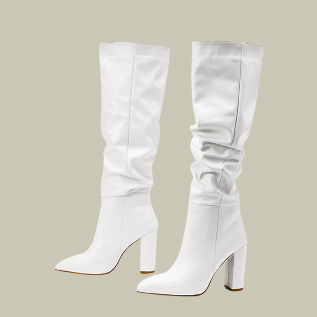 Womens Long Leather Boots