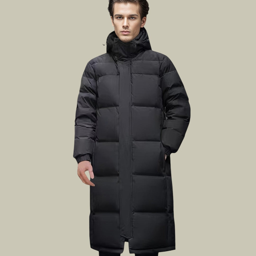 Mens Long Puffer Jacket
