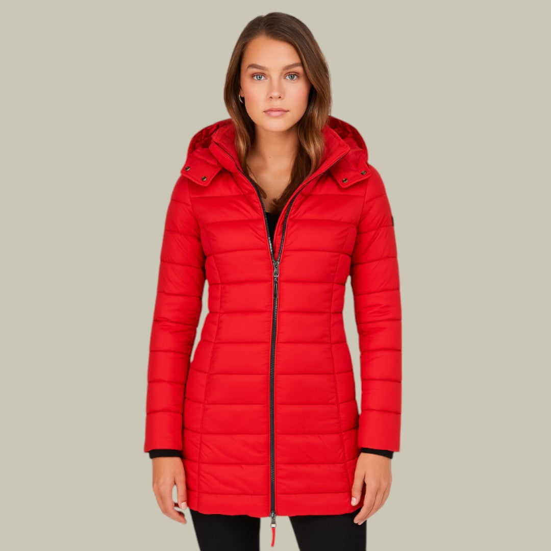 Womens Puffer Jacket Hooded Down