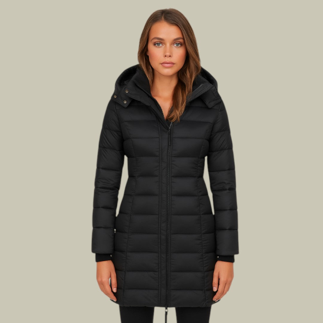 Womens Puffer Jacket Hooded Down