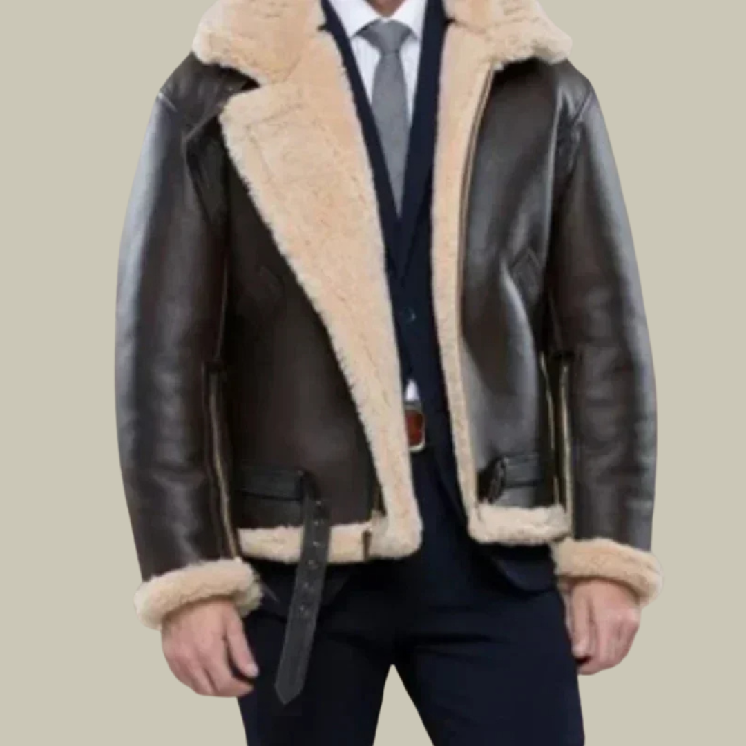 Lux & Classy • Men's Warm Winter Pilot Jacket