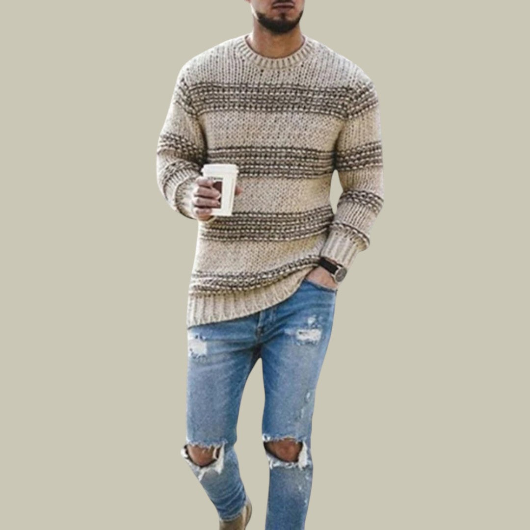 Mens Knitted Winter Sweater