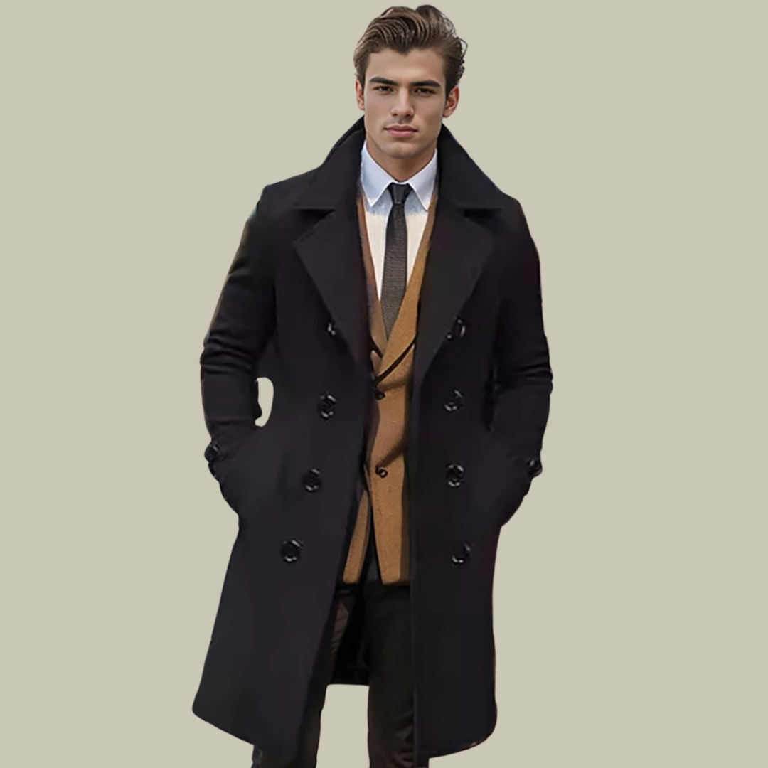 Italian Long Coat by Massimo