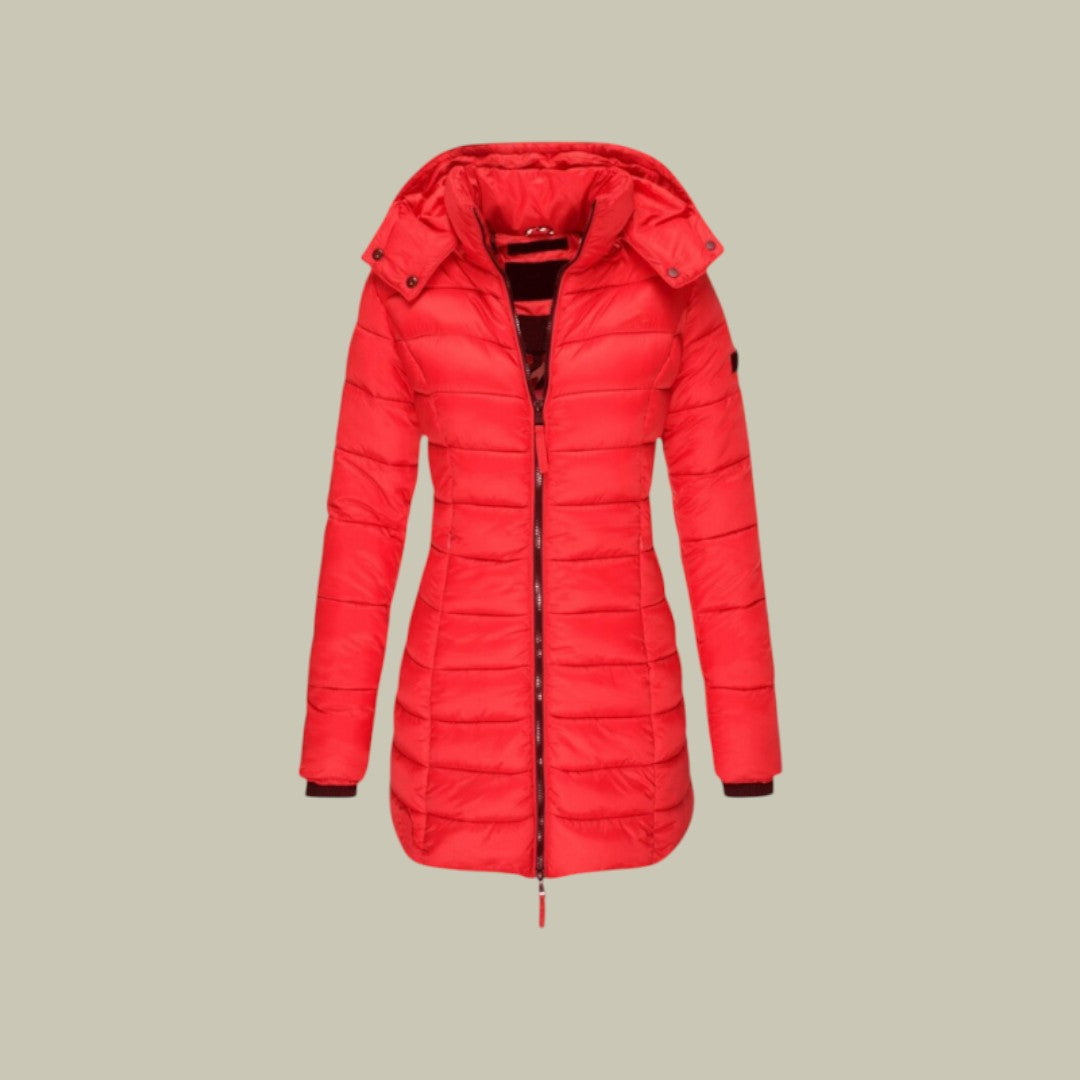 Womens Puffer Jacket Hooded Down