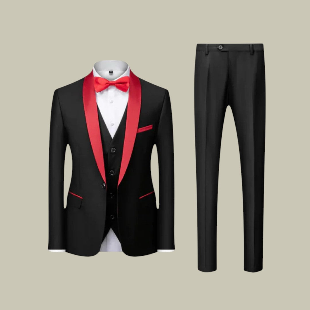 Mens Tuxedo Three Piece Suit