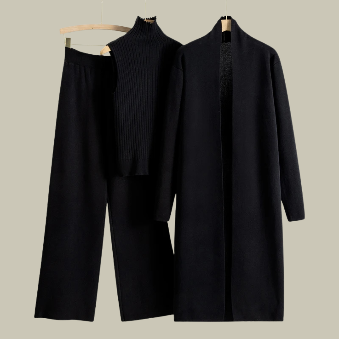 Womens Spring/Summer 3-Piece Cardigan Set