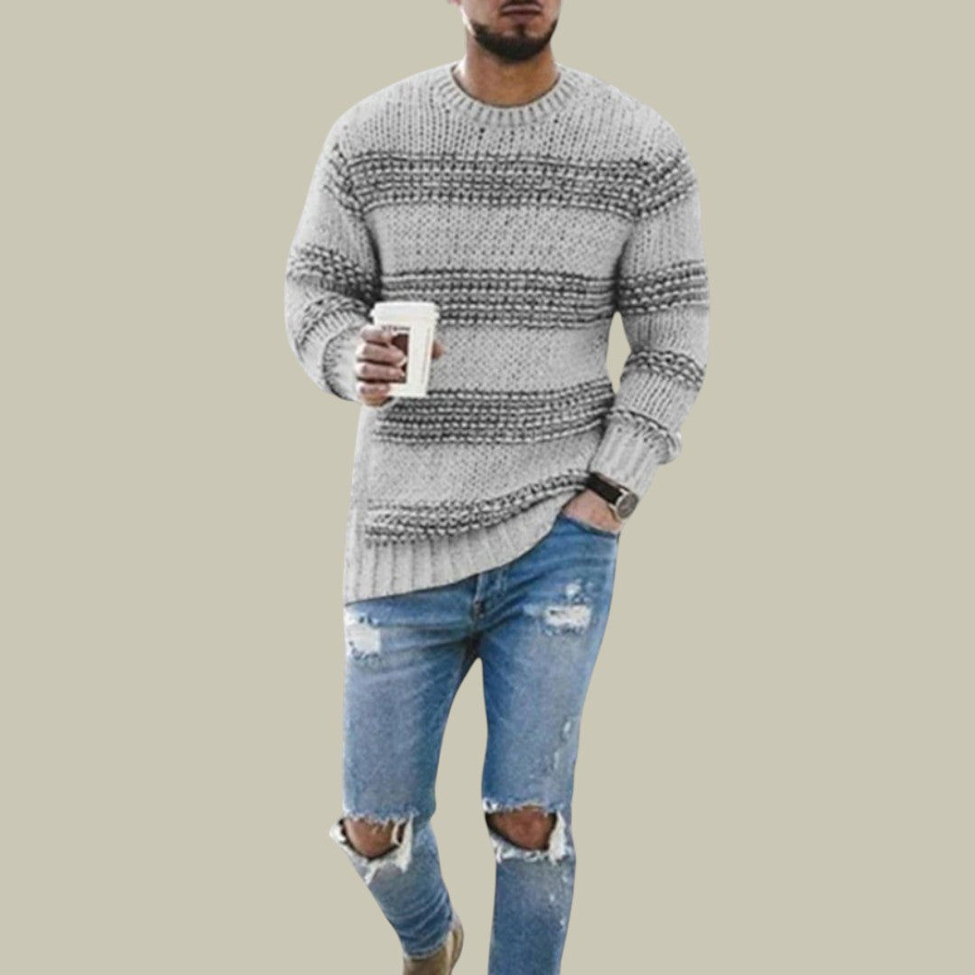 Mens Knitted Winter Sweater