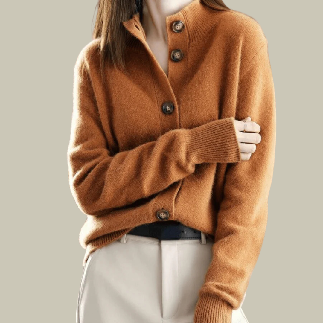 Womens Knitted Cashmere Vest Cardigan