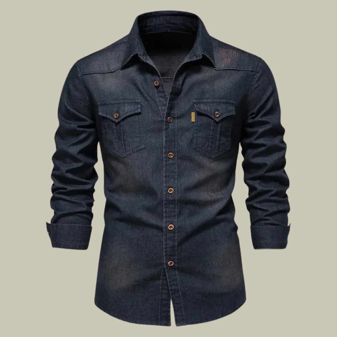 Lux & Classy • Men's Denim Summer Shirt