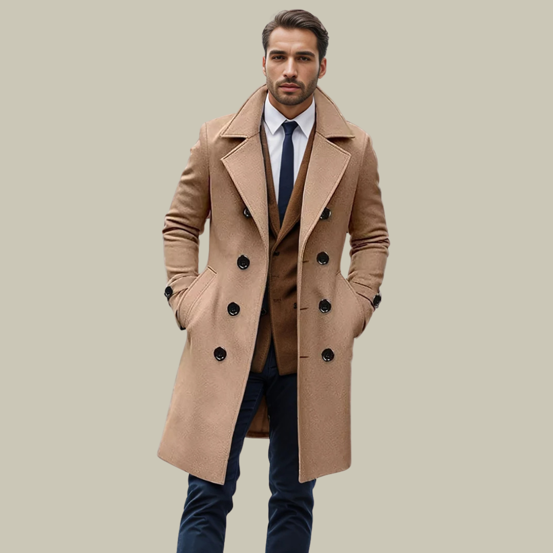 Italian Long Coat by Massimo