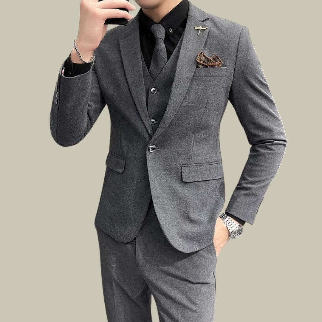 Mens Slim 3-Piece Suit Set