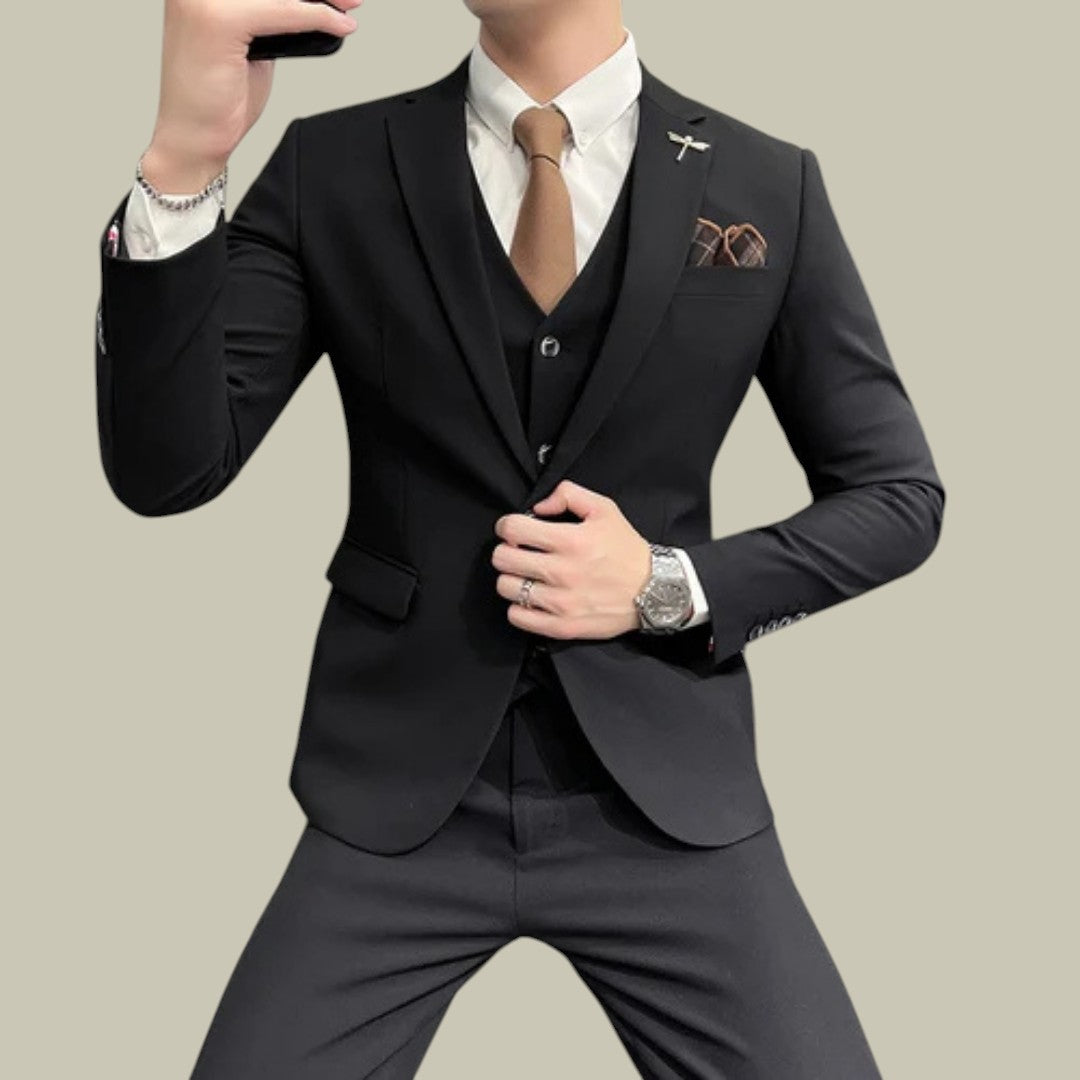 Mens Slim 3-Piece Suit Set