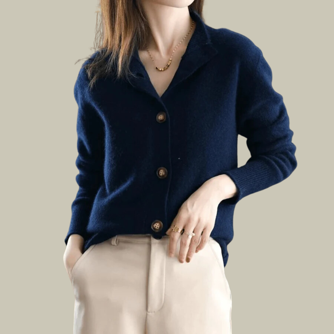 Womens Knitted Cashmere Vest Cardigan