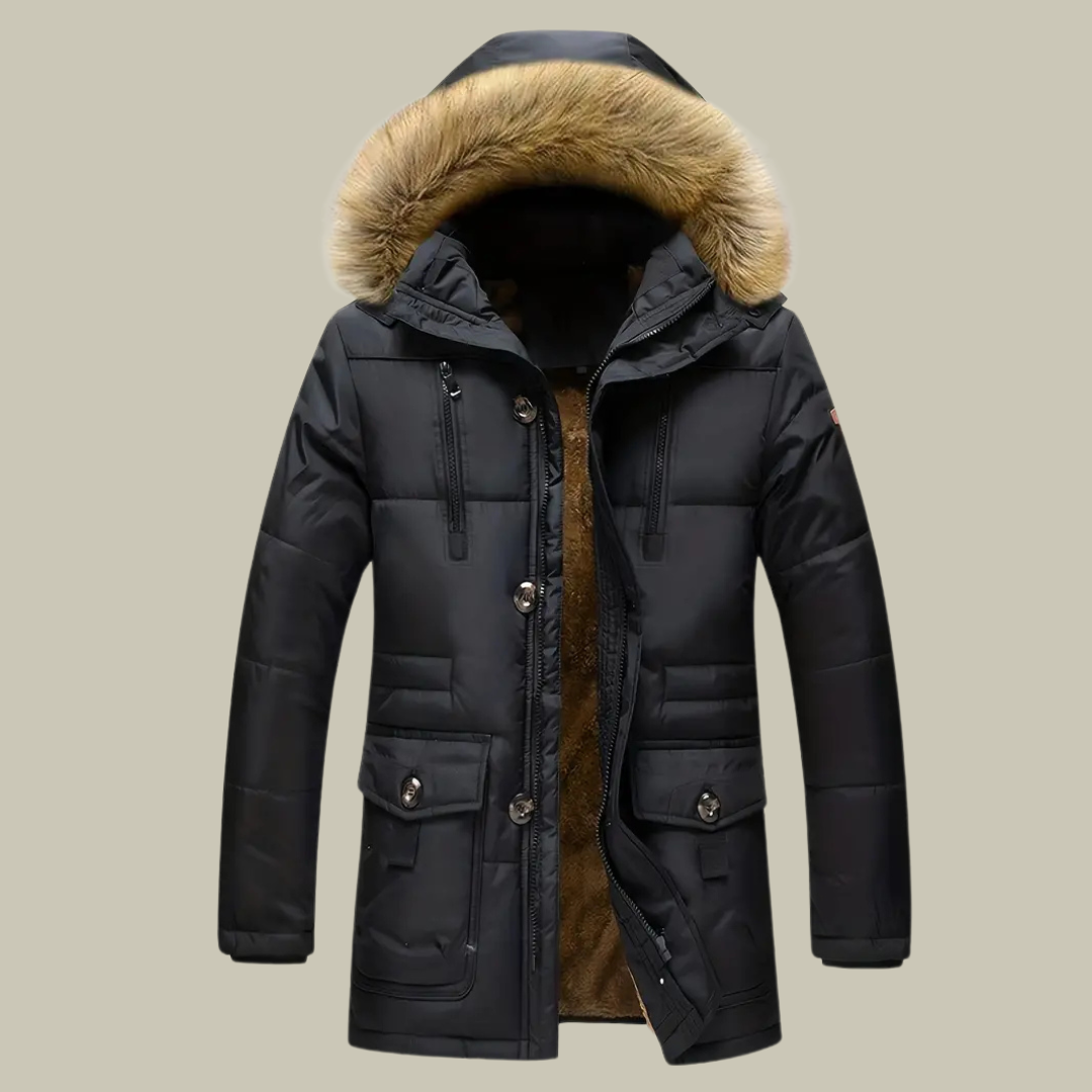 Warm Long Winter Parka for Men