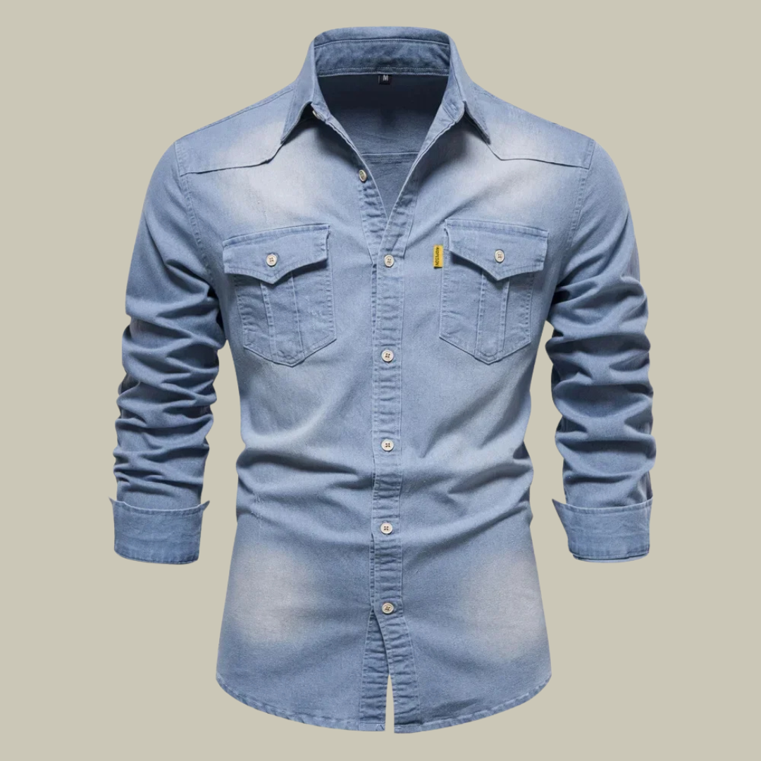 Lux & Classy • Men's Denim Summer Shirt