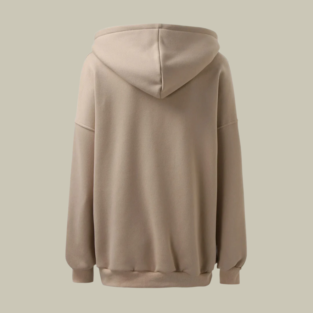 Lux & Classy • Women's Oversized Warm V-neck Hoodie