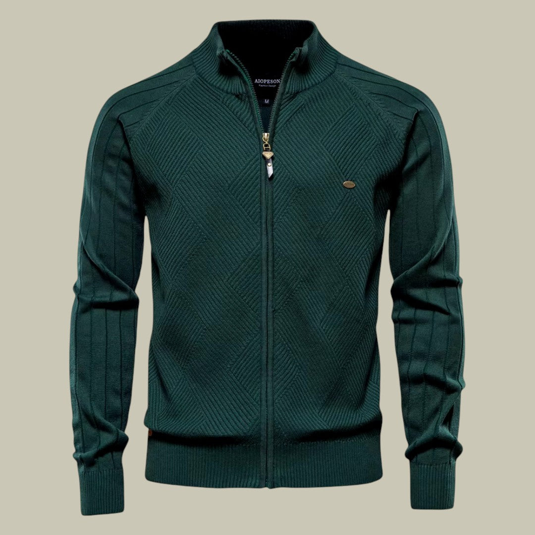 Mens Cardigan Slim Fit Knitted