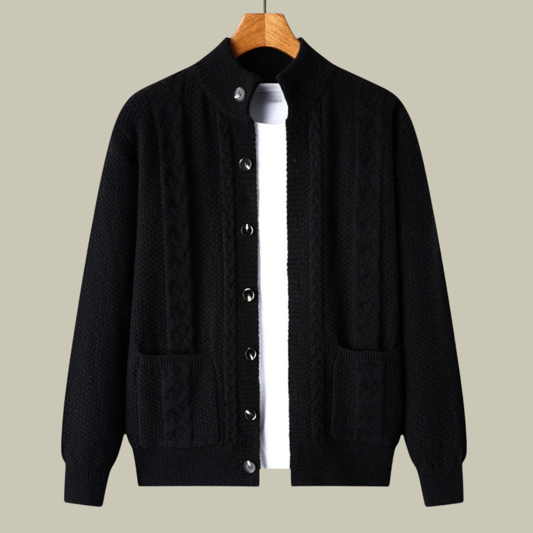 Mens Knitted Cardigan Old Money