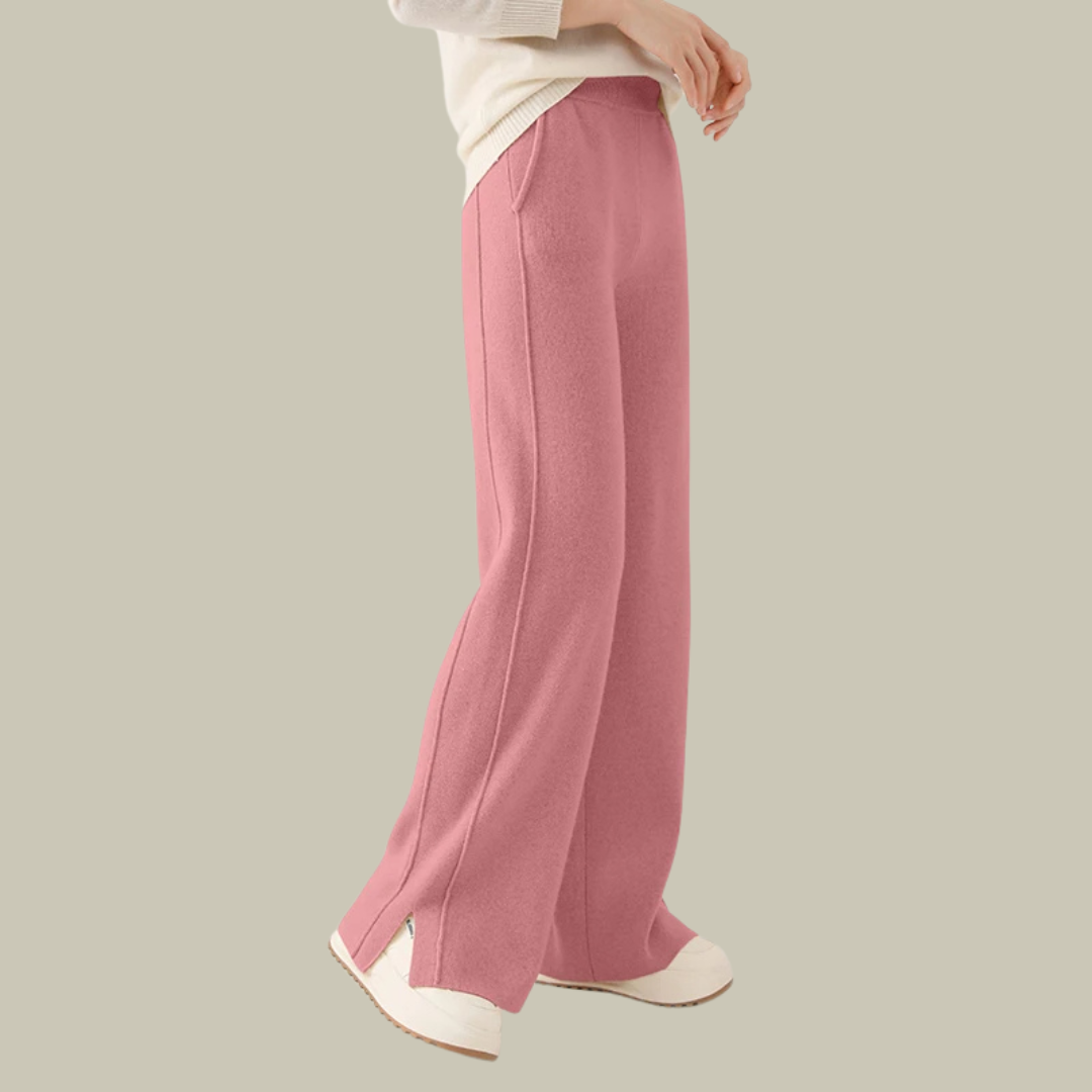 Womens Wool Cashmere Flair Trouser
