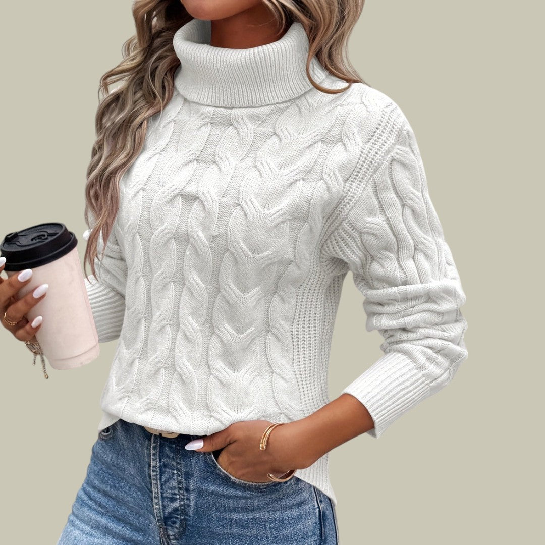 Womens Wool Jumper Turtleneck