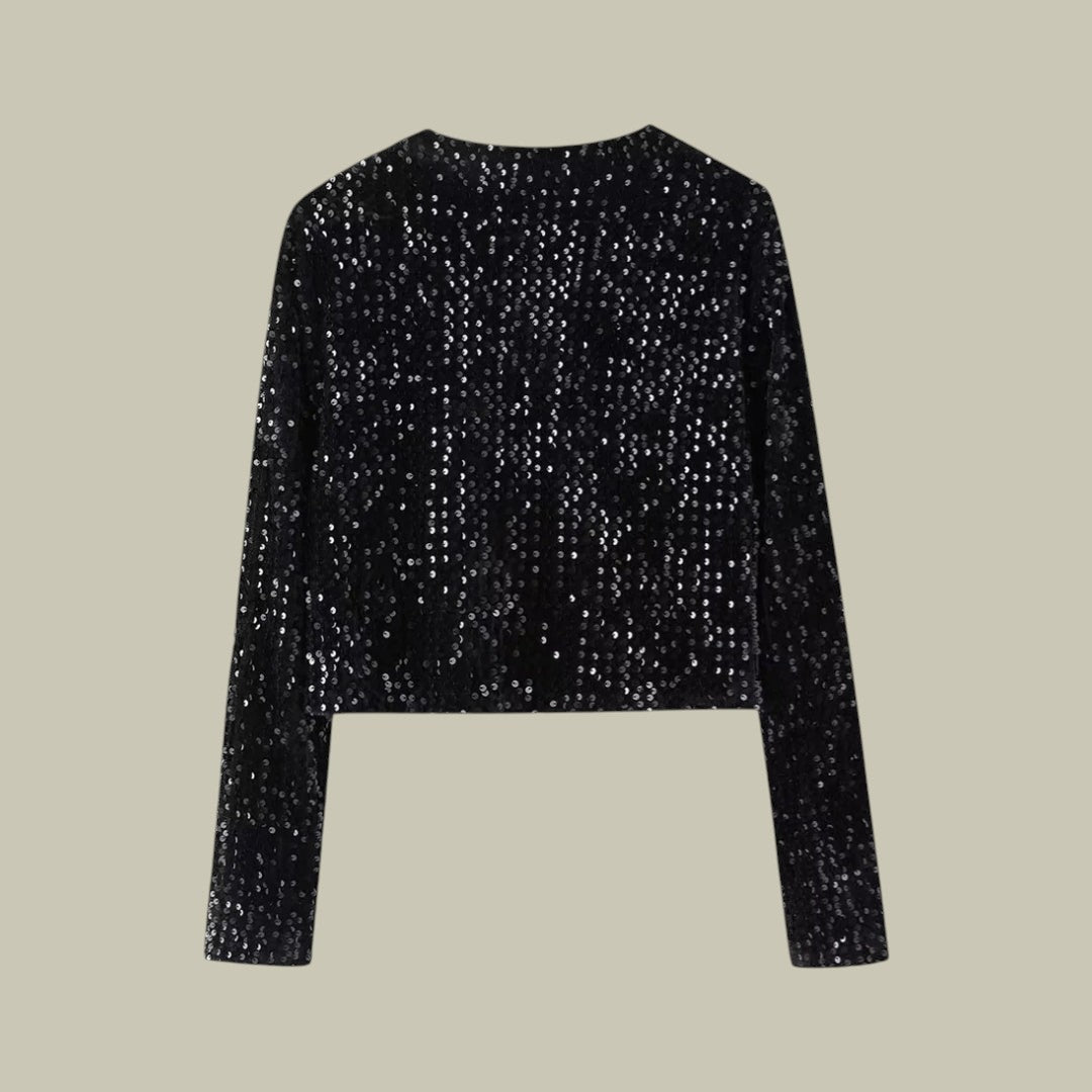 Womens Sequin Jumper