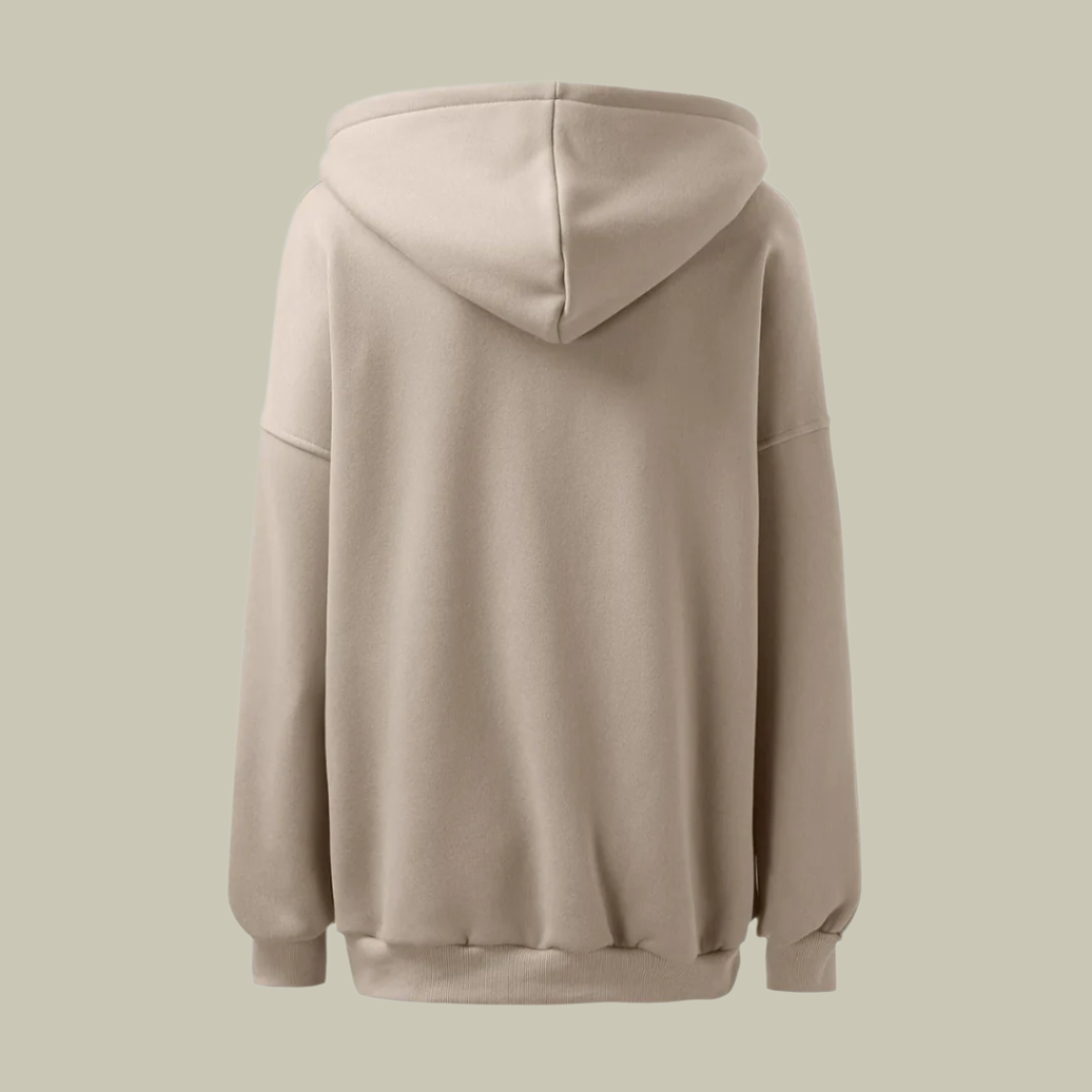 Lux & Classy • Women's Oversized Warm V-neck Hoodie