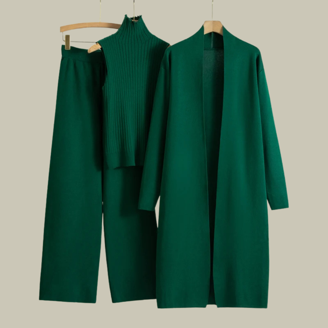 Womens Spring/Summer 3-Piece Cardigan Set
