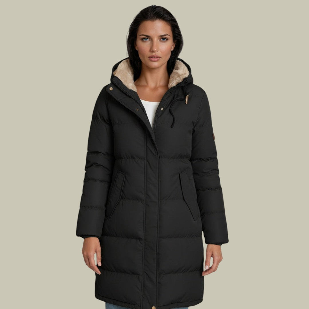 Womens Winter Jacket Puffer Hooded