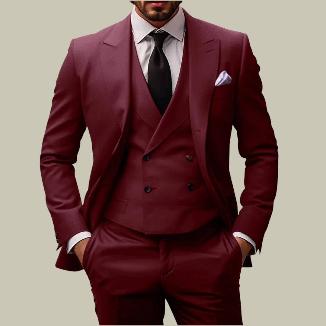Mens Luxurious Three-Piece Suit