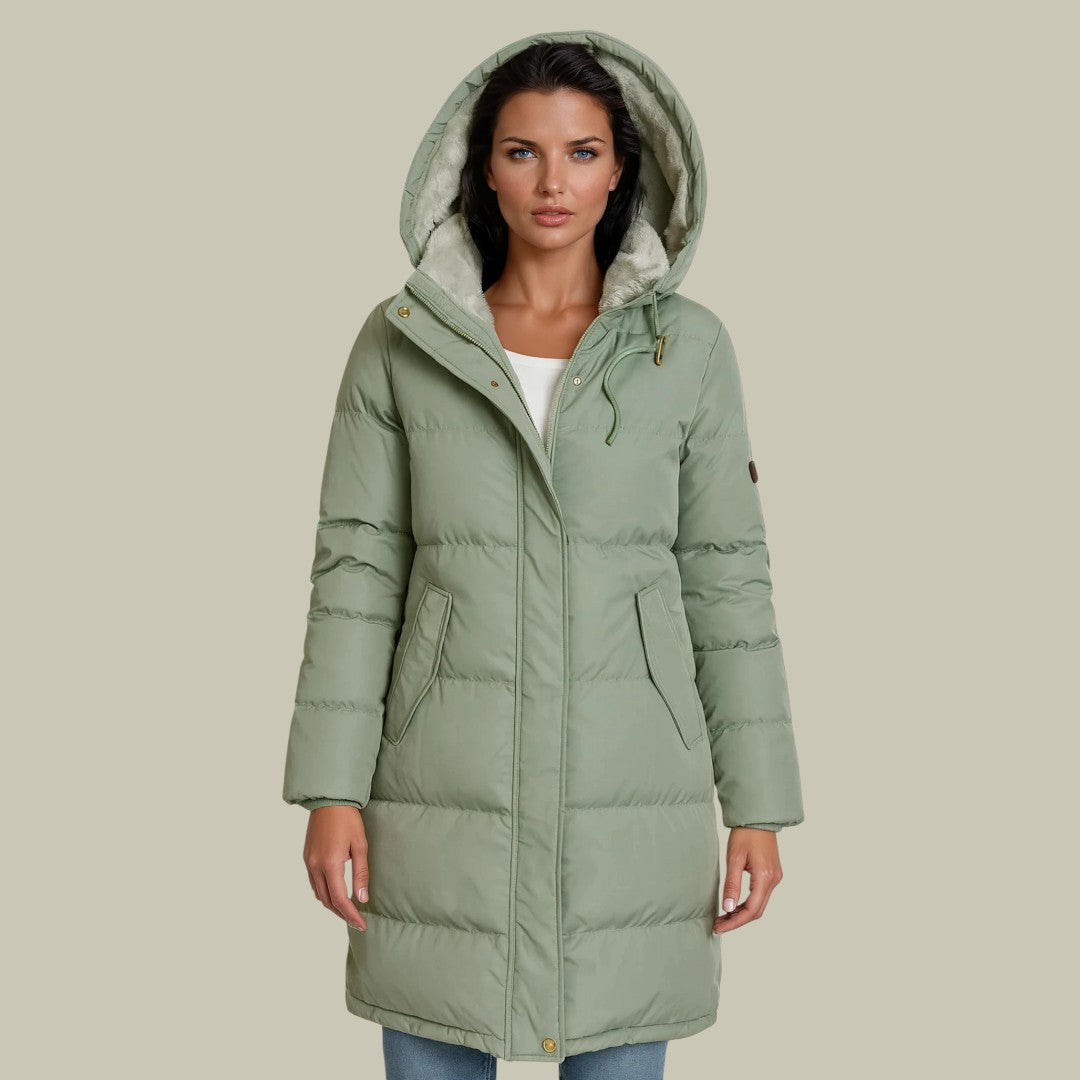 Womens Winter Jacket Puffer Hooded