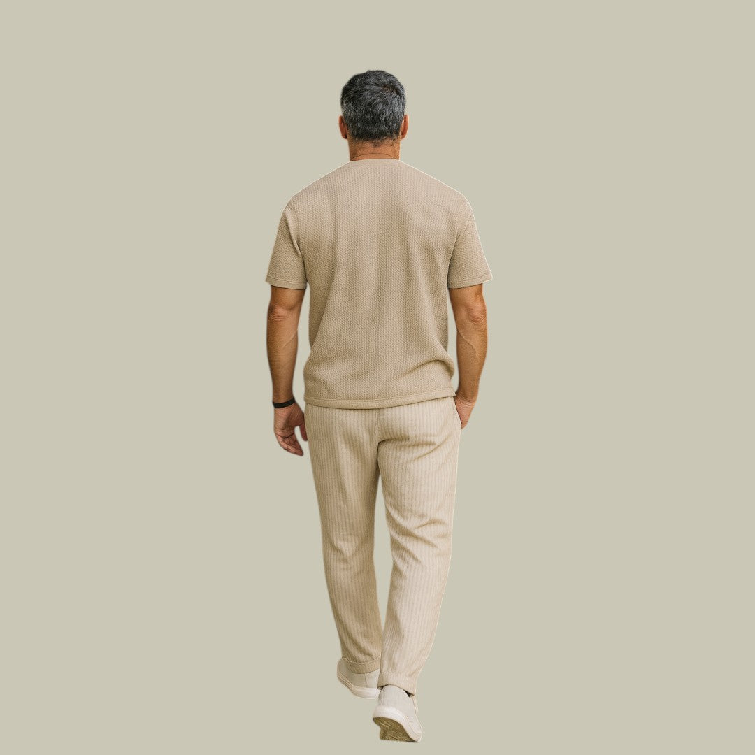 Lux & Classy • Men's Casual Waffle Shirt