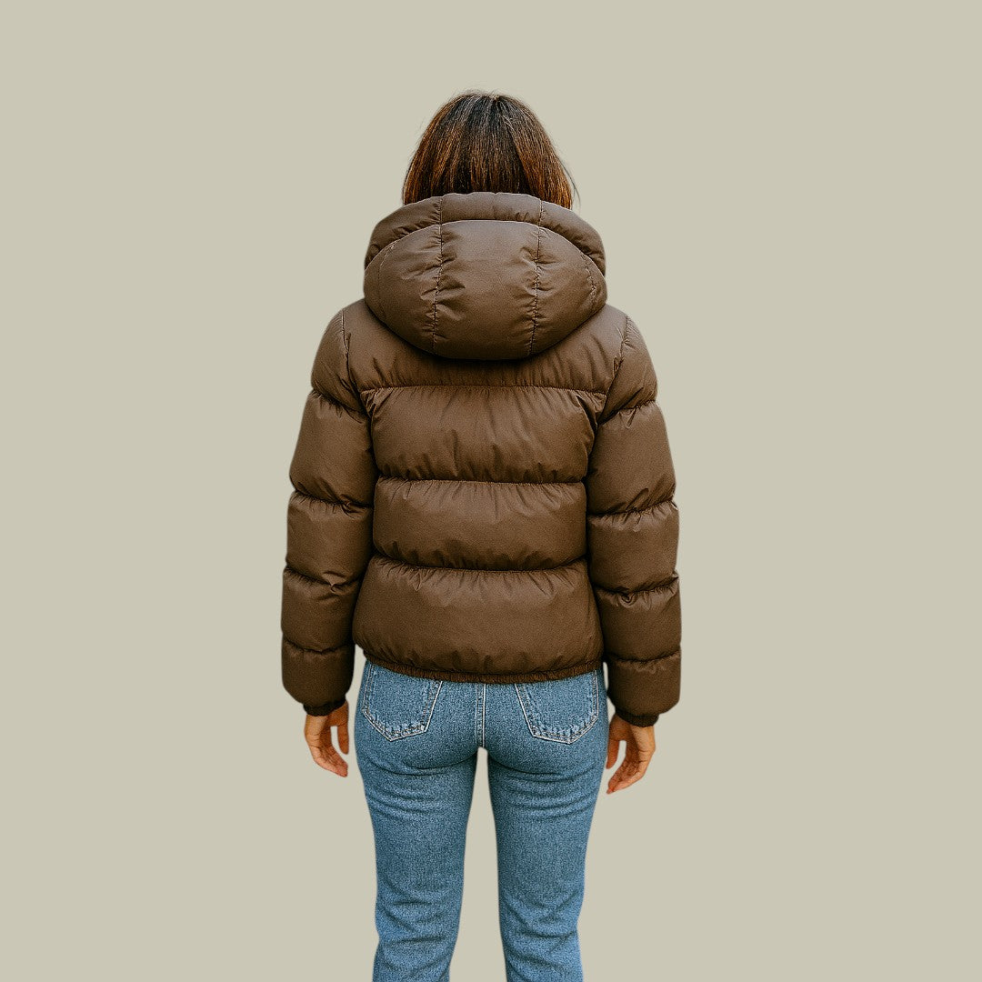 Lux & Classy • Women's Warm Hooded Short Puffer Jacket