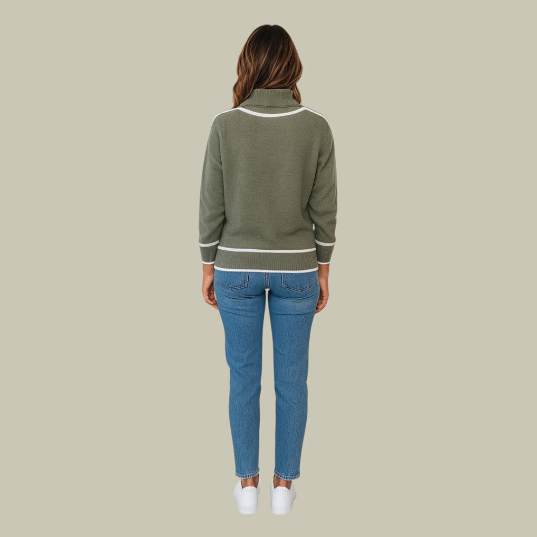 Womens Turtleneck Sweater Warm
