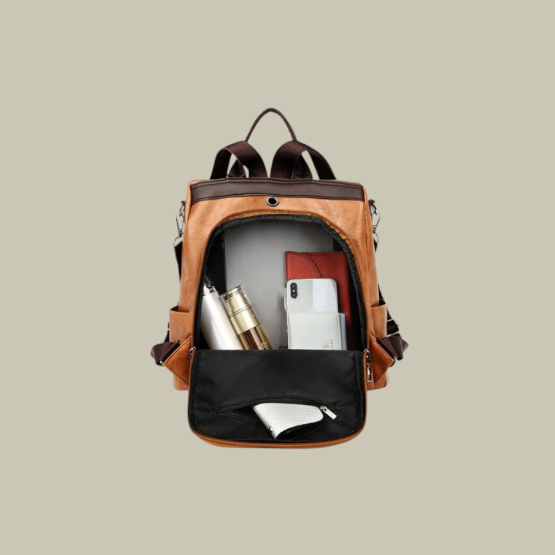 Womens Leather Backpack