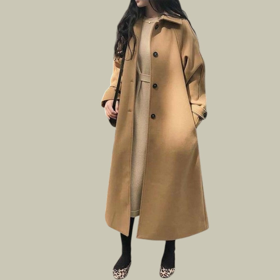 Womens Trench Coat Long Winter