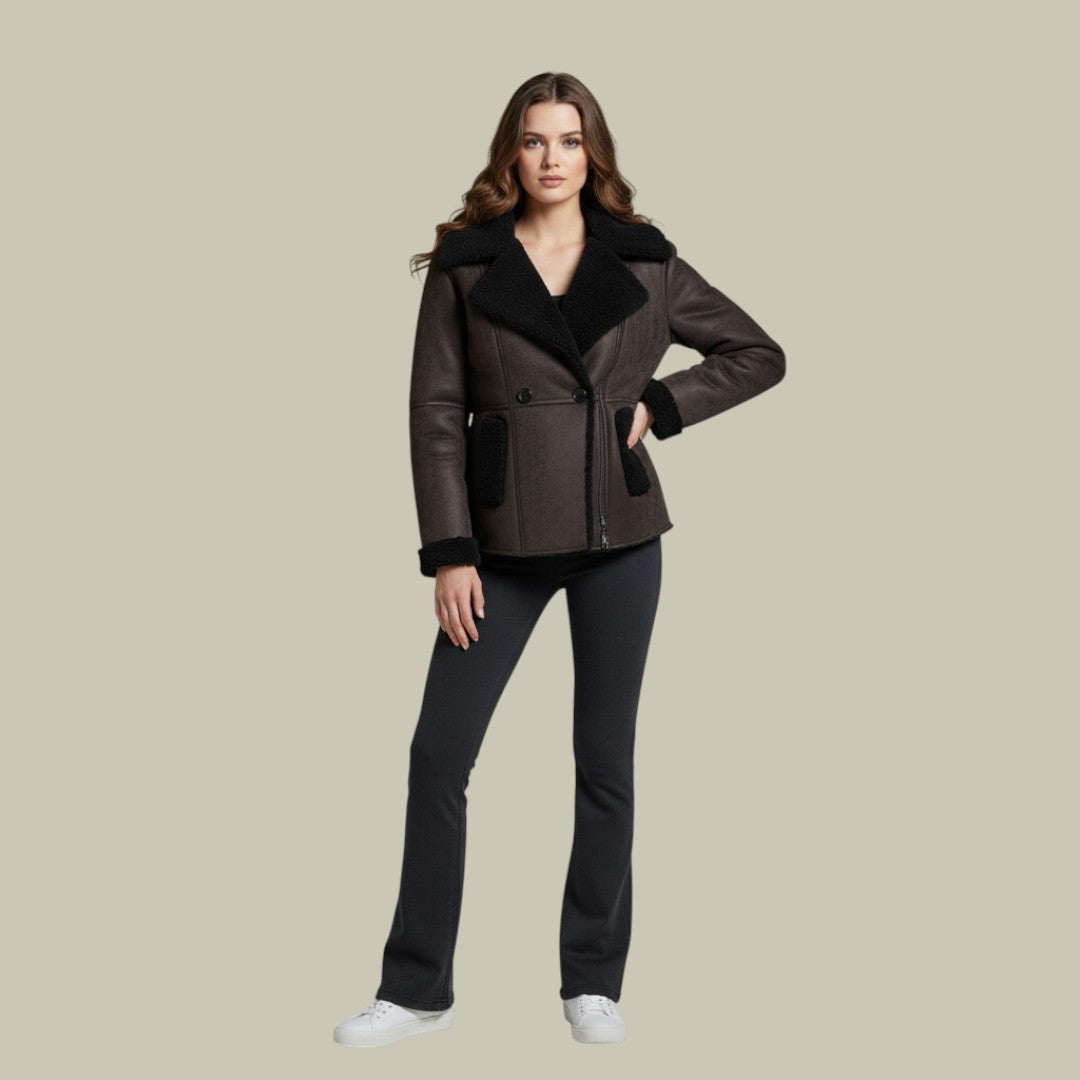 Womens Winter Jacket Brown