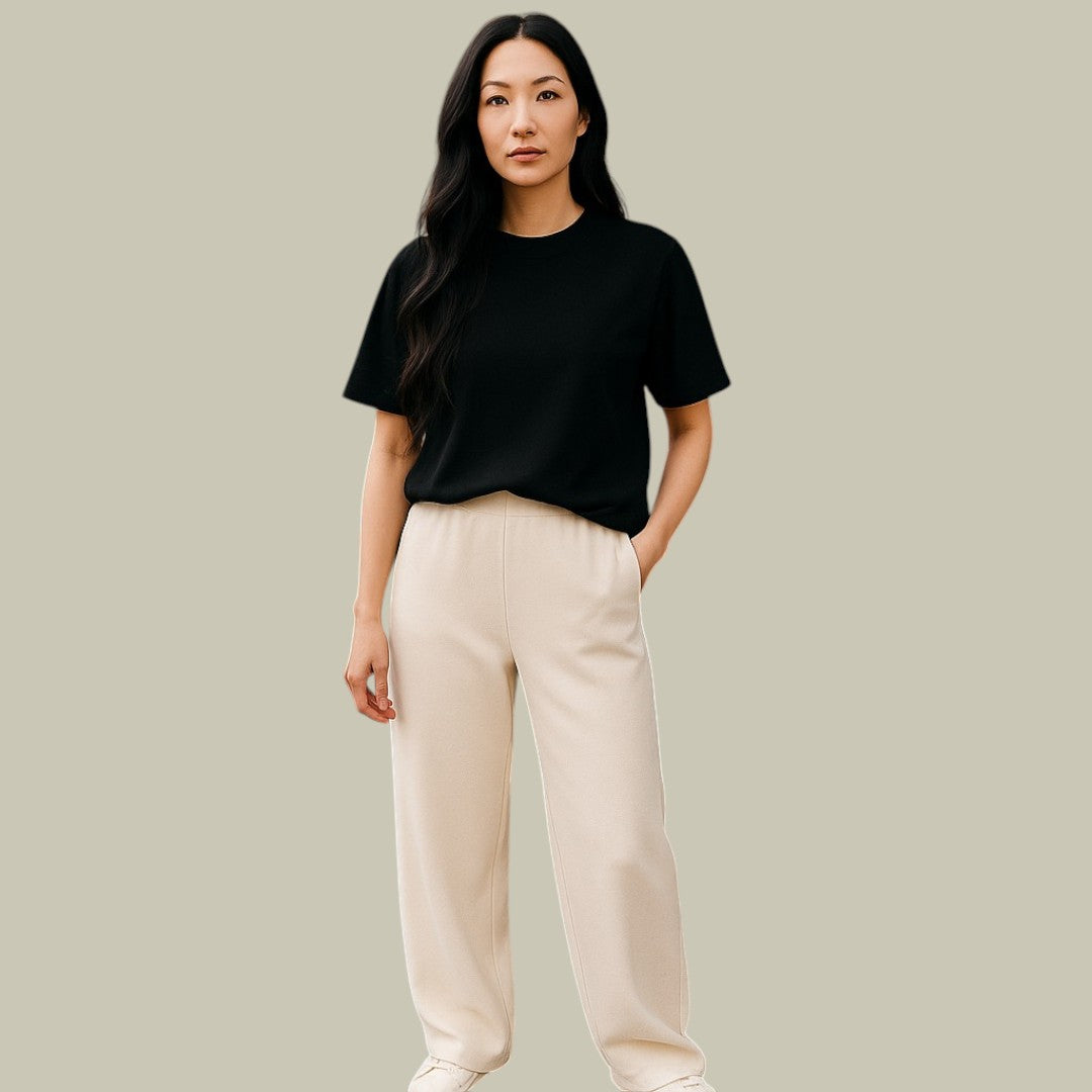 Womens Wool Cashmere Flair Trouser