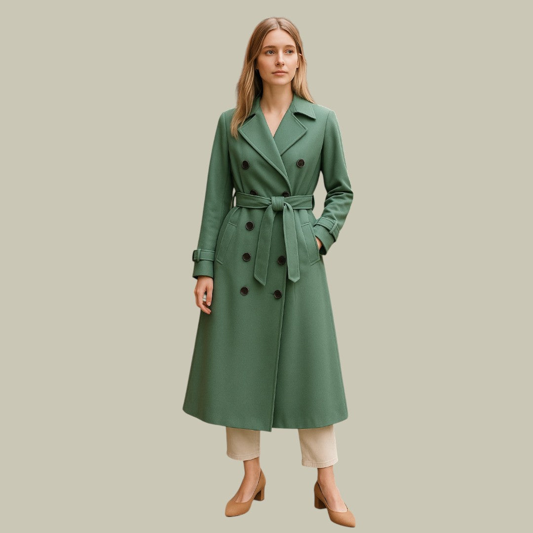 Womens Autumn Thin Trench Coat