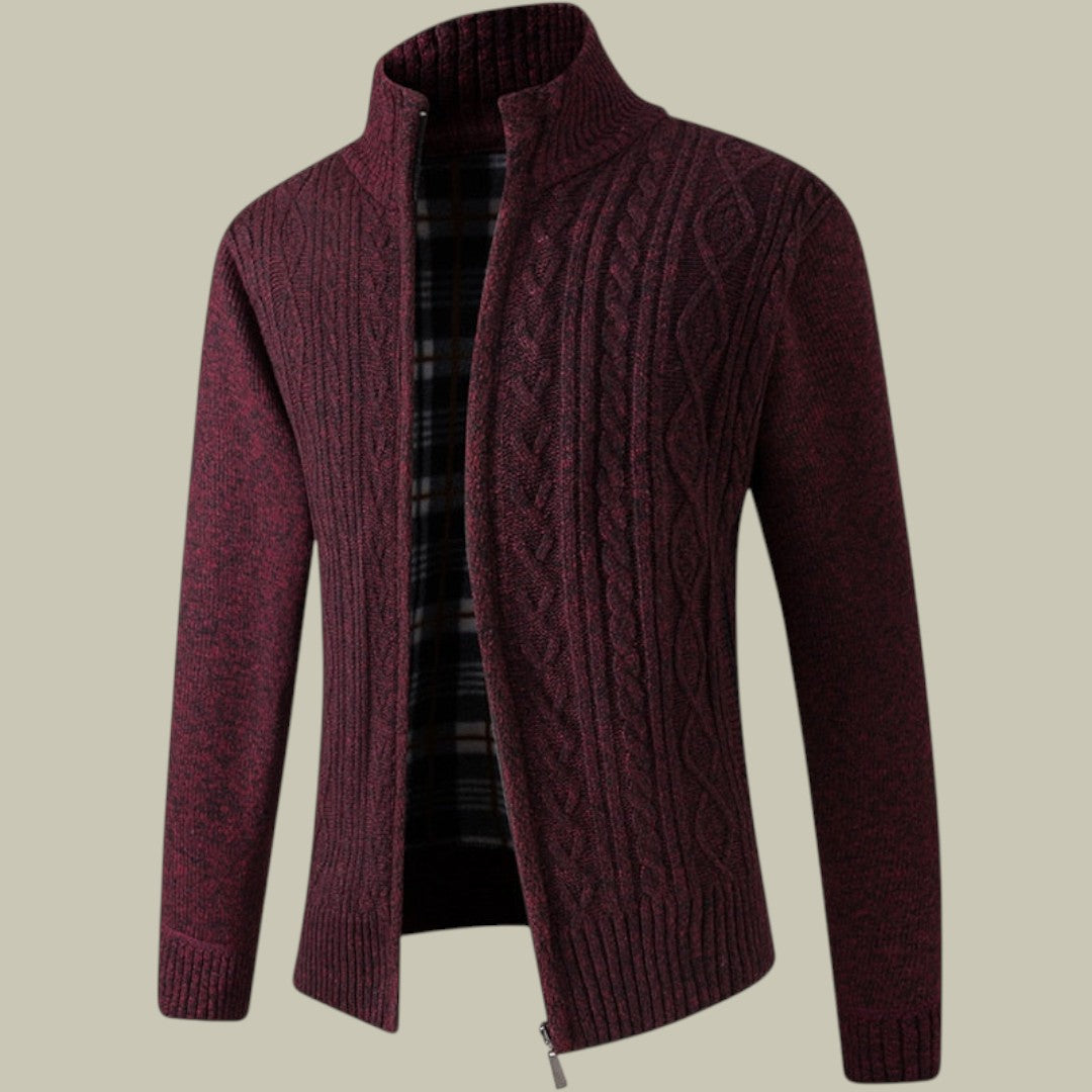 Mens Cardigan Work Warm