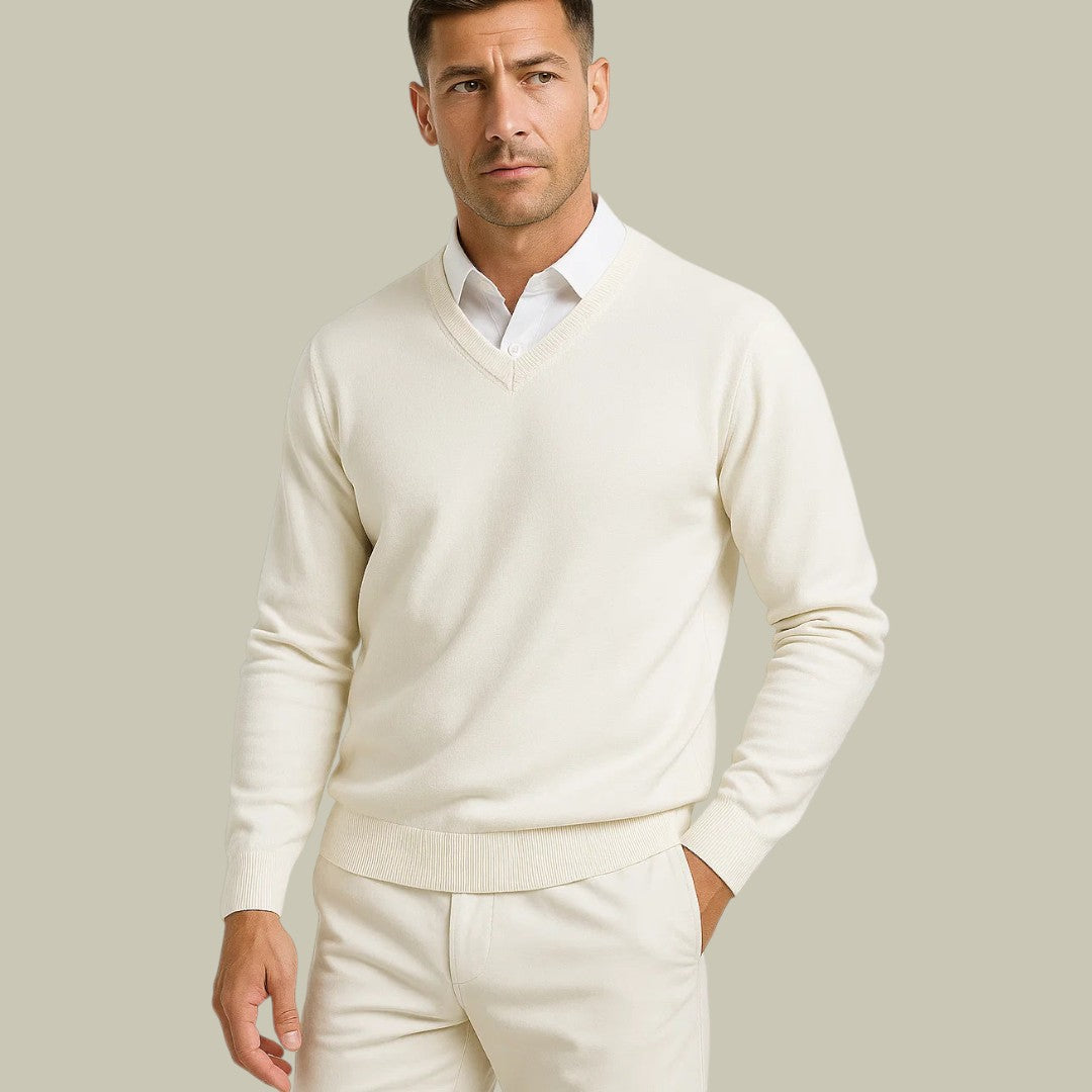 Cashmere Sweater V Neck For Men