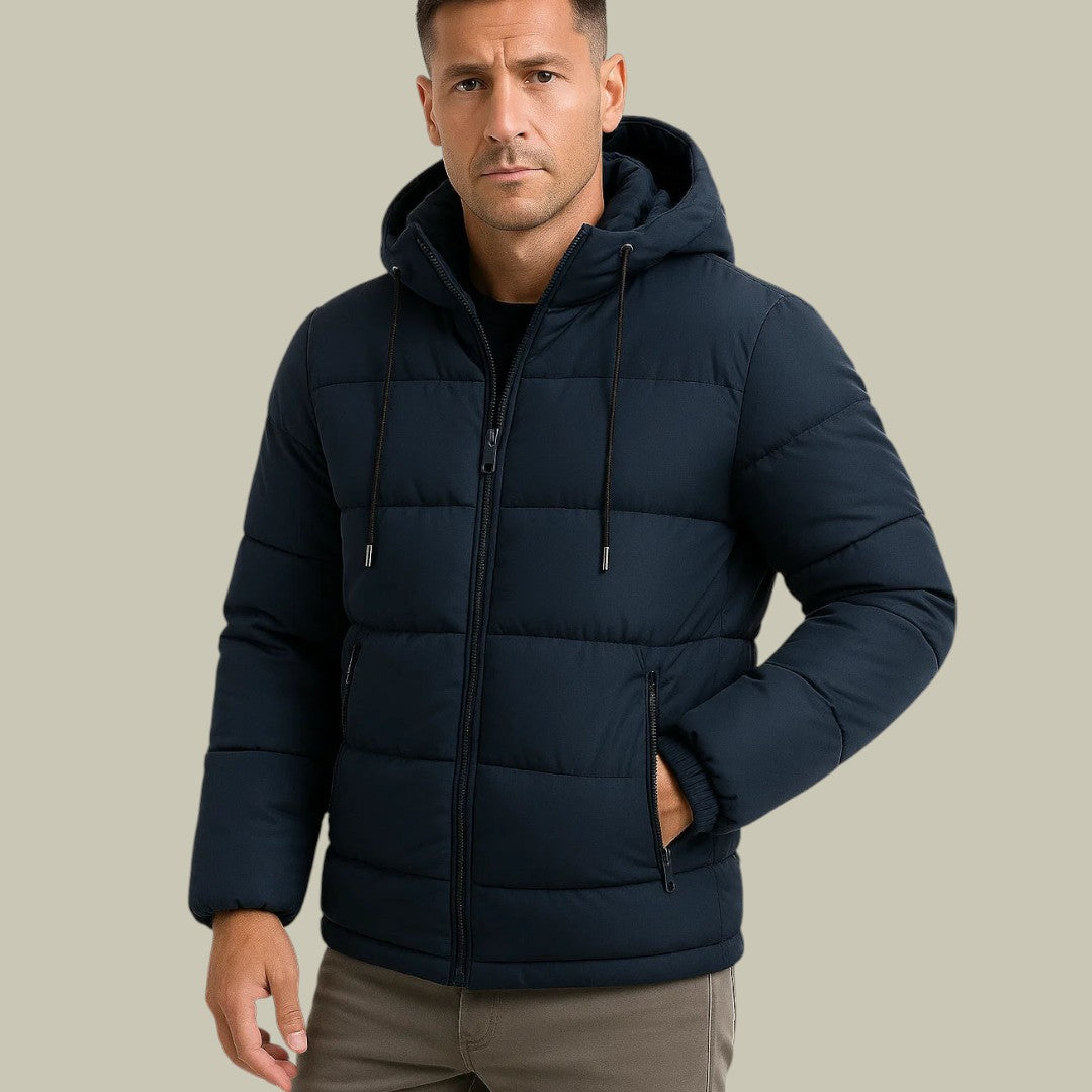 Mens Winter Jacket Puffer Hooded
